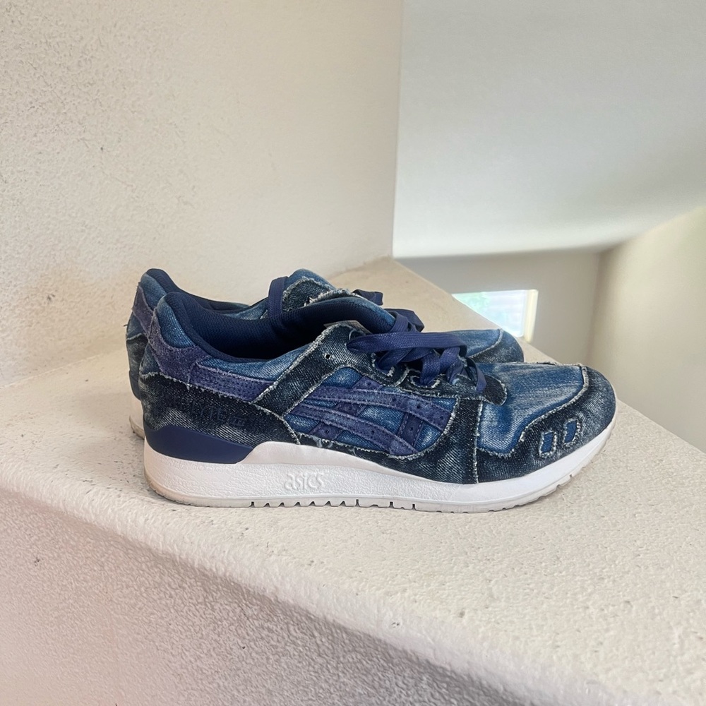 Asics GEL -LYTE III Okayama Blue Denim sneakers Men Size 9